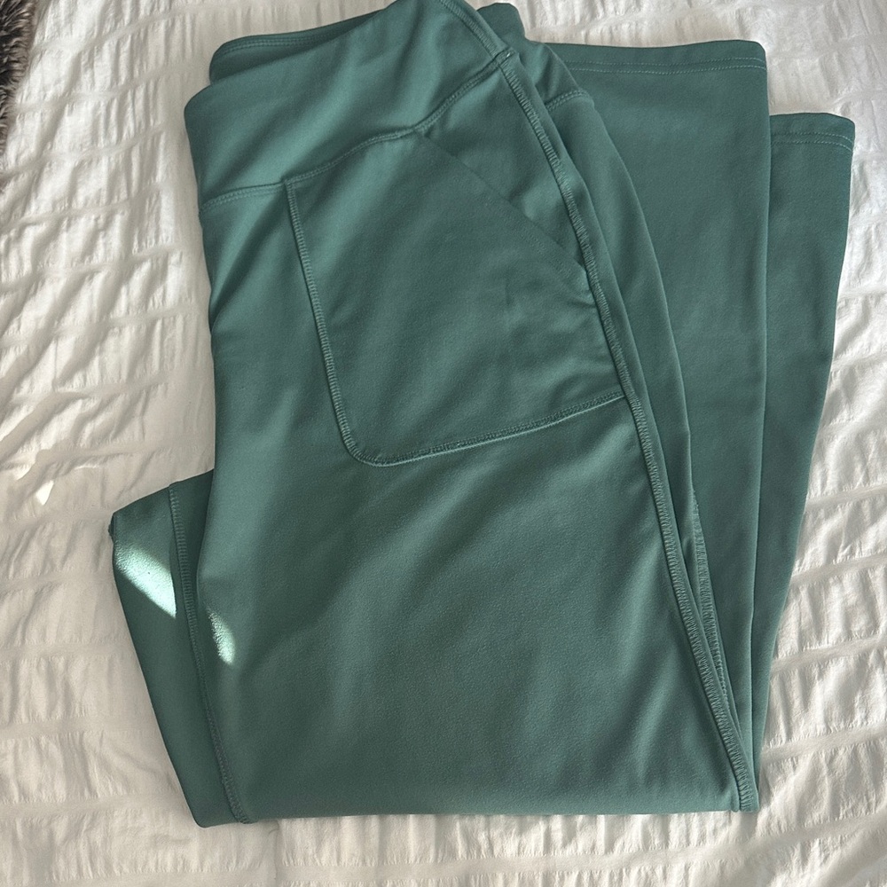 Lands' End Teal Casual Pants